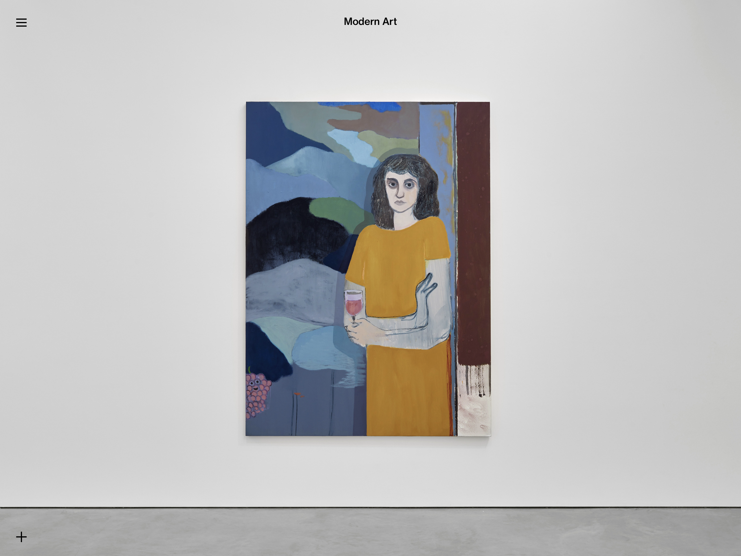 Desktop view of Modern Art website